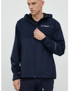 Vodoodporna jakna adidas TERREX Multi moška, mornarsko modra barva