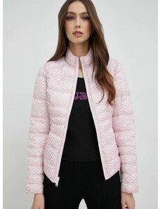 Dvostranska jakna Guess ženska, roza barva