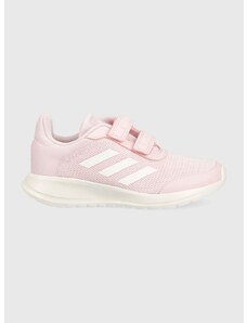 Otroški čevlji adidas Tensaur Run roza barva