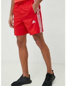 Kratke hlače za vadbo adidas Essentials Chelsea rdeča barva