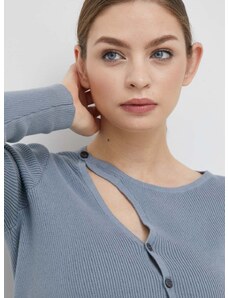 Jopica Calvin Klein Jeans ženski, siva barva