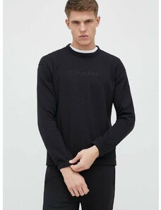 Pulover za vadbo Calvin Klein Performance Essentials črna barva