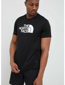 Športna kratka majica The North Face Reaxion Easy črna barva