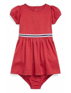 Obleka za dojenčka Polo Ralph Lauren rdeča barva