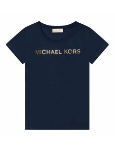 Otroška kratka majica Michael Kors mornarsko modra barva