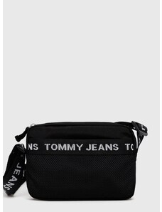 Torbica za okoli pasu Tommy Jeans črna barva