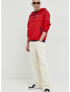 Jakna Tommy Jeans moška, rdeča barva