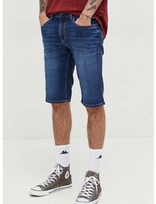 Jeans kratke hlače Tommy Jeans moški, mornarsko modra barva