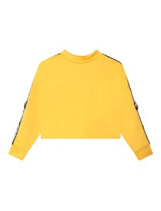 Otroški pulover Karl Lagerfeld rumena barva