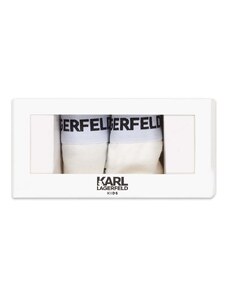 Otroške spodnje hlače Karl Lagerfeld 2-pack bela barva