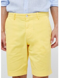 Kratke hlače BOSS moški, rumena barva
