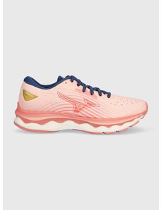 Tekaški čevlji Mizuno Wave Sky 6 oranžna barva