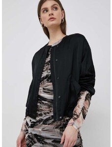 Bomber jakna Calvin Klein ženski, črna barva