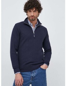 Bombažen pulover Gant mornarsko modra barva