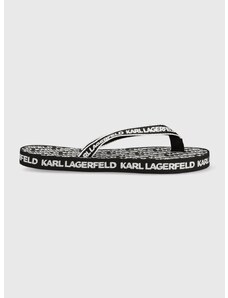 Japonke Karl Lagerfeld KOSTA MNS moške, črna barva, KL71003