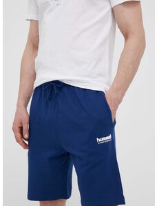 Kratke hlače Hummel moški, mornarsko modra barva