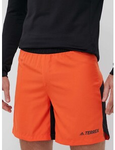 Športne kratke hlače adidas TERREX moški, oranžna barva