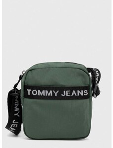 Torbica za okoli pasu Tommy Jeans zelena barva