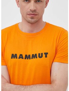 Športna kratka majica Mammut Core Logo oranžna barva