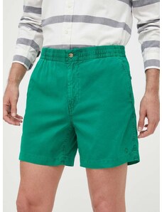 Bombažne kratke hlače Polo Ralph Lauren zelena barva