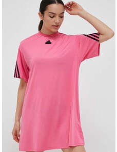 Obleka adidas roza barva