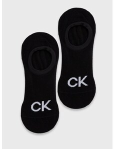 Nogavice Calvin Klein moške, črna barva