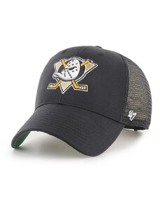 Kapa na šilt 47 brand NHL Anaheim Ducks črna barva