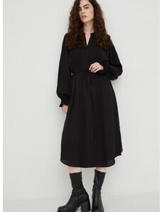 Obleka Bruuns Bazaar črna barva
