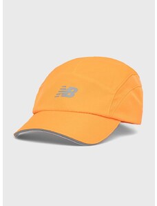 Kapa na šilt New Balance oranžna barva