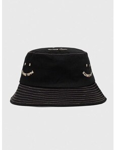 Bombažni klobuk PS Paul Smith črna barva