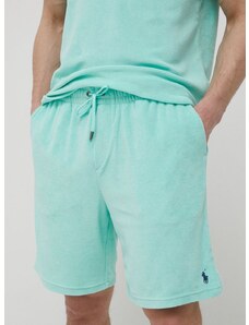 Pižama kratke hlače Polo Ralph Lauren moški, zelena barva