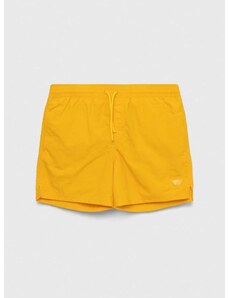 Otroške kopalne kratke hlače Guess rumena barva