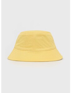 Bombažni klobuk Levi's rumena barva