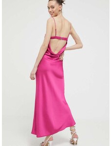 Obleka Abercrombie & Fitch roza barva