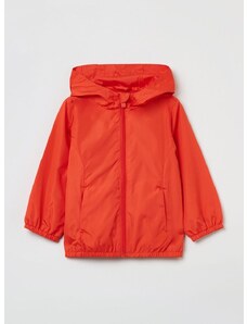 Otroška vodoodporna jakna OVS oranžna barva