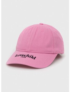 Bombažna bejzbolska kapa Lovechild roza barva