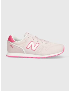 Otroške superge New Balance NBYC373 roza barva