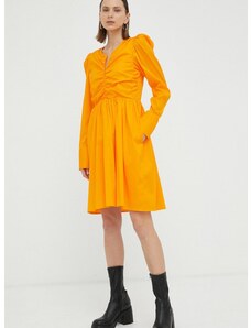 Obleka Gestuz TolinaGZ Ls oranžna barva