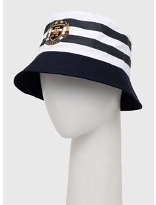 Bombažni klobuk Tommy Hilfiger mornarsko modra barva