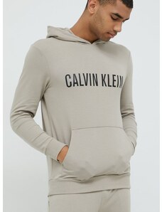 Mikica za spanje Calvin Klein Underwear moška, bež barva