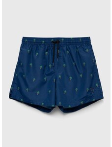 Otroške kopalne kratke hlače Guess mornarsko modra barva