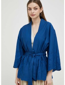 Kimono United Colors of Benetton mornarsko modra barva