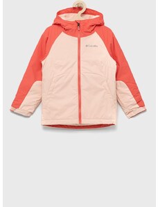 Otroška jakna Columbia roza barva
