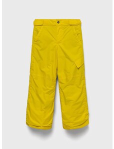 Otroške hlače Columbia rumena barva
