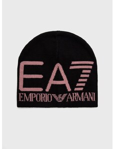 Kapa EA7 Emporio Armani črna barva,