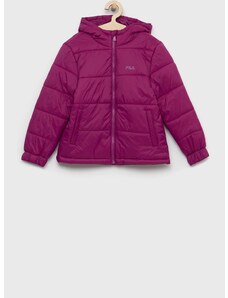 Otroška jakna Fila roza barva
