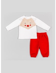 Otroška pižama zippy rdeča barva