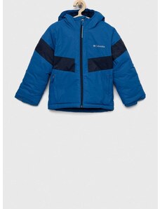 Otroška jakna Columbia mornarsko modra barva
