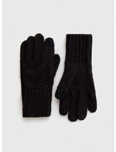 Otroške rokavice GAP črna barva