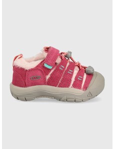 Otroški čevlji Keen roza barva
